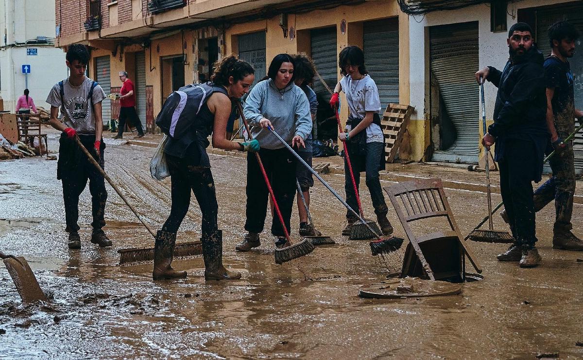 FOTO: Las inundaciones en Valencia dejaron más de 220 muertos. (Foto: NA)