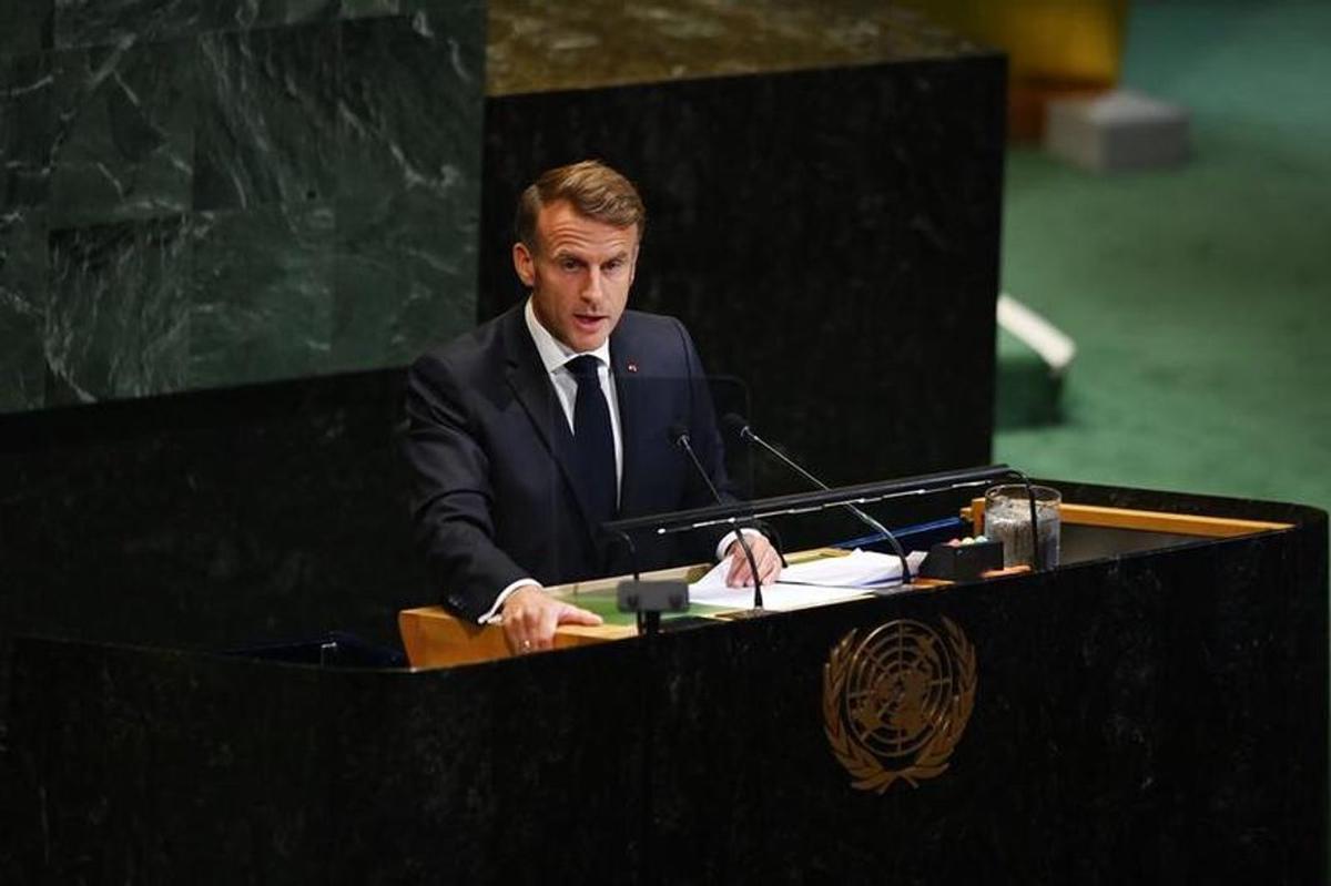 Macron rechazó las acciones militares de Estados Unidos e Israel.