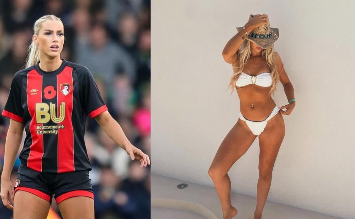 Kelci-Rose Bowers, la novia de Marcos Senesi.