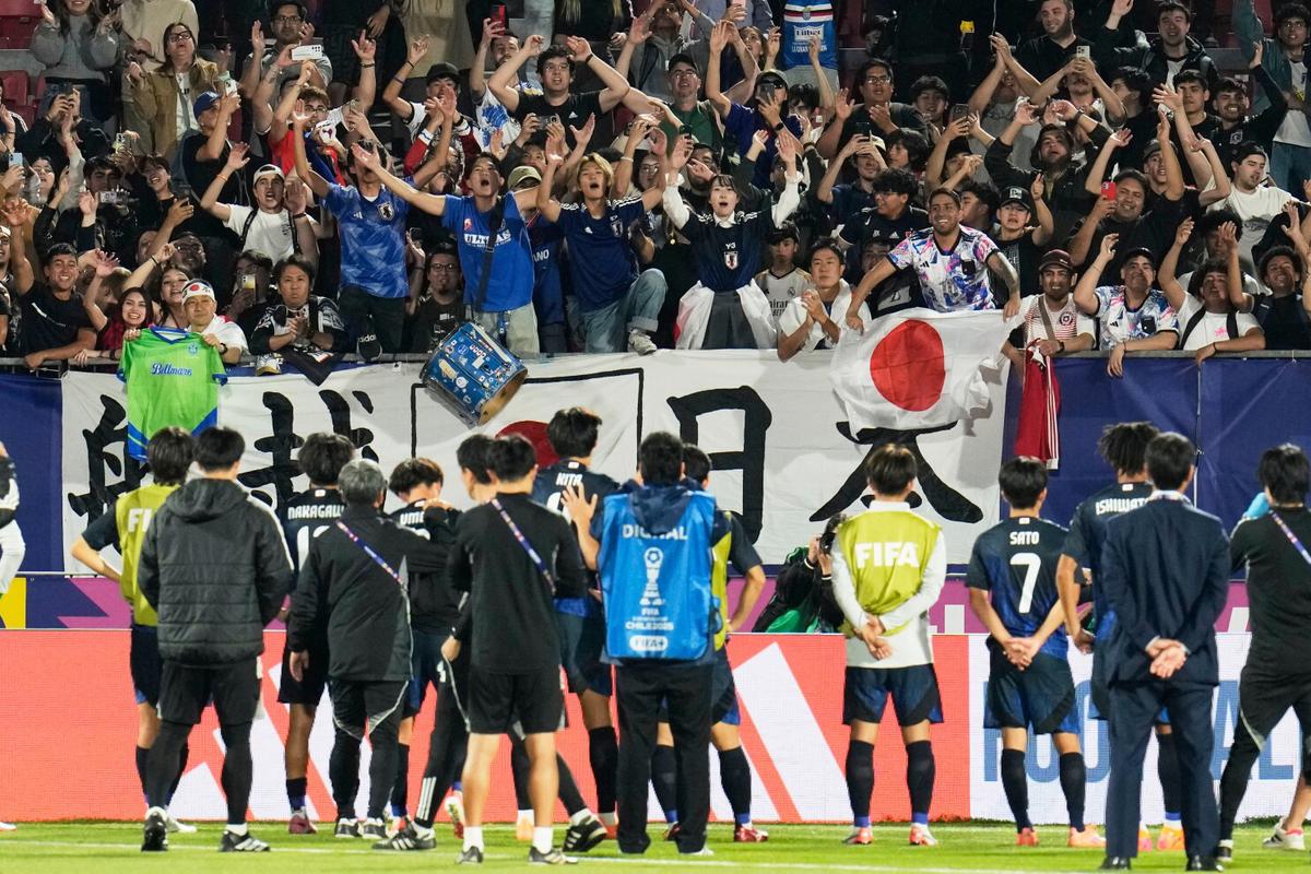 Pocos, pero ruidosos: Japón contó con los hinchas más bulliciosos del Mundial Sub20