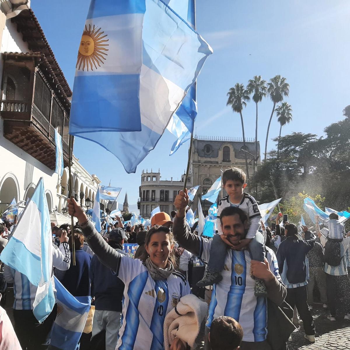 Los festejos de los hinchas argentinos a lo largo y ancho del país.