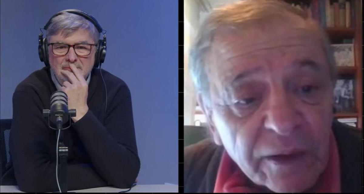 Luis Gusmán destacó, en la entrevista con Sergio Suppo, el humor de Jorge Luis Borges.