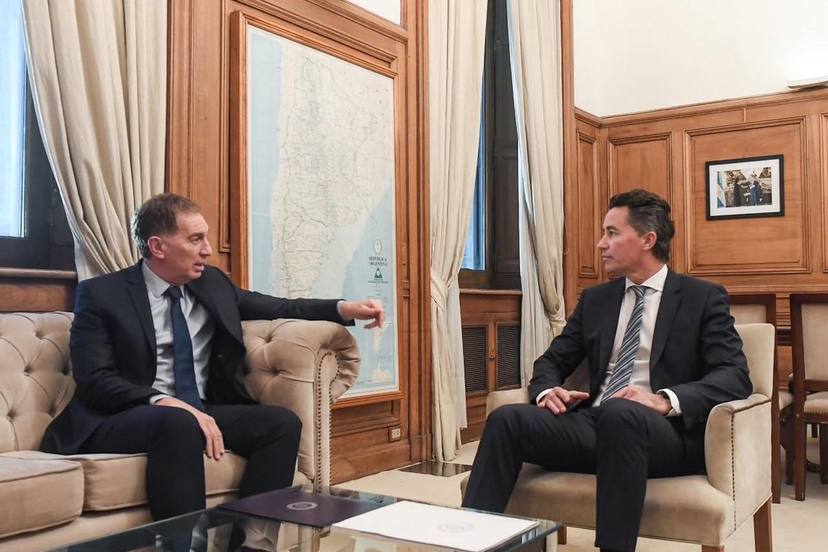Santilli y Calvo se reunieron para repasar los temas de agenda compartida entre la Nación y Córdoba