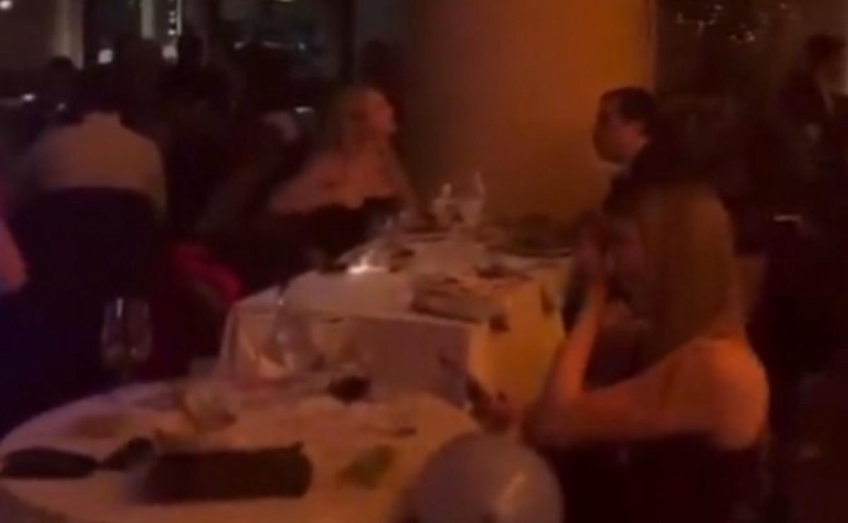 FOTO: Fabiola Yáñez en la cena de Año Nuevo.