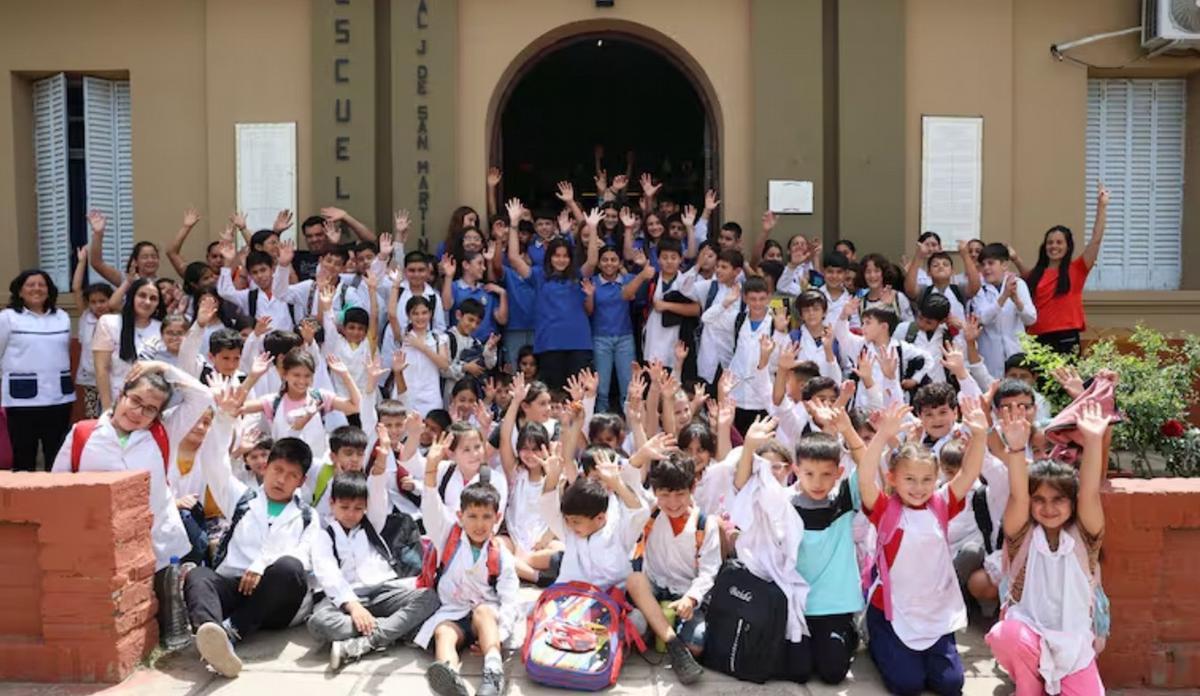 FOTO: Escuela General José de San Martín de Salsacate (Foto: La Nación)