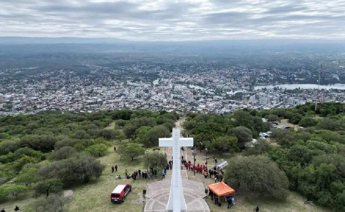 El Cerro de la Cruz, en Villa Carlos Paz. (Foto: Municipalidad/Archivo)