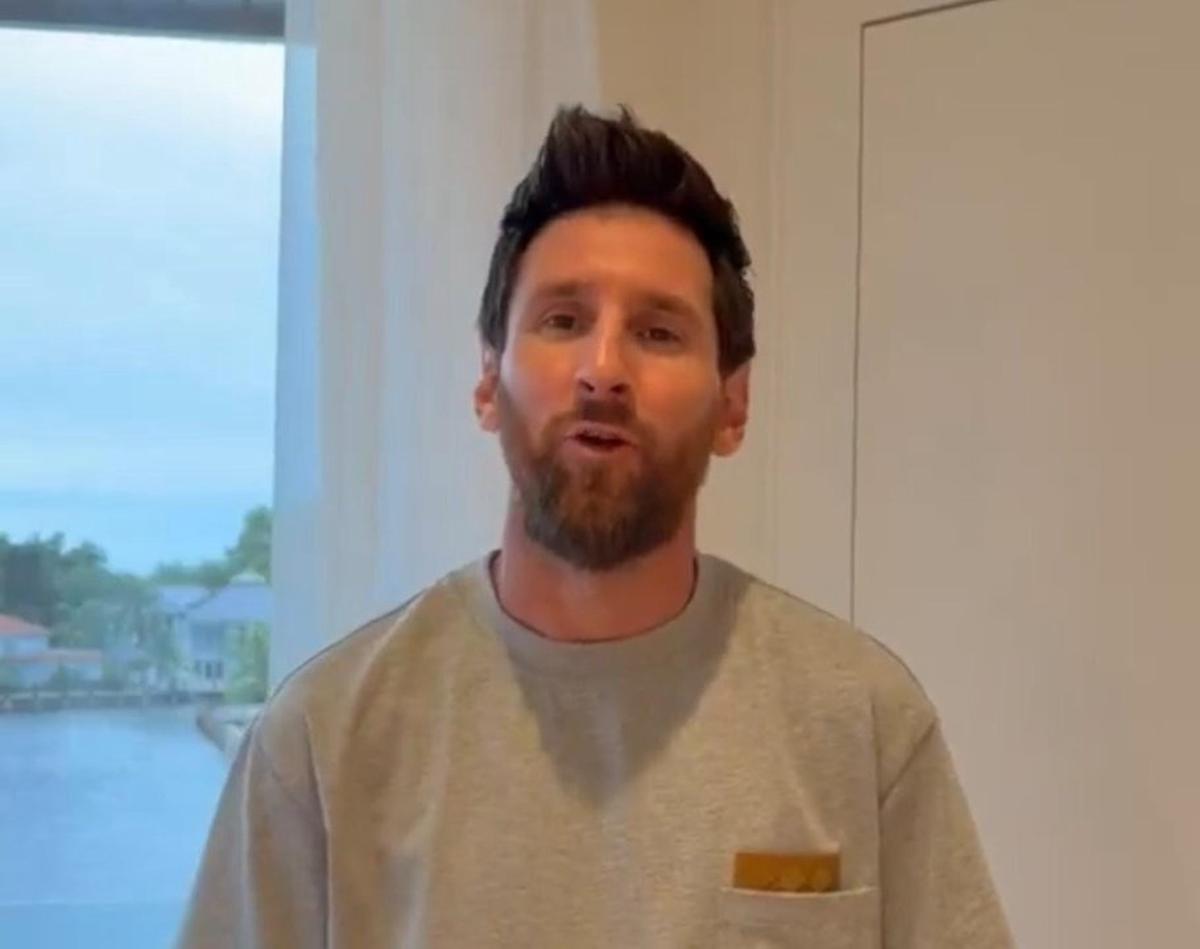 Messi saludó a los atletas argentinos.