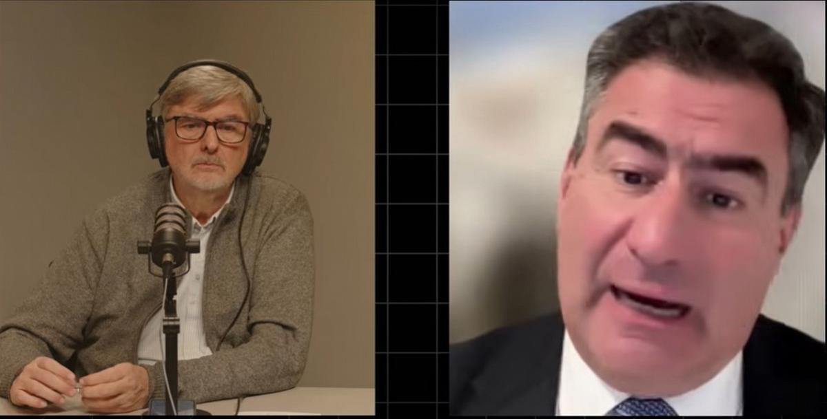 Sergio Suppo y Carlos Regazzoni, en la entrevista que mantuvieron en