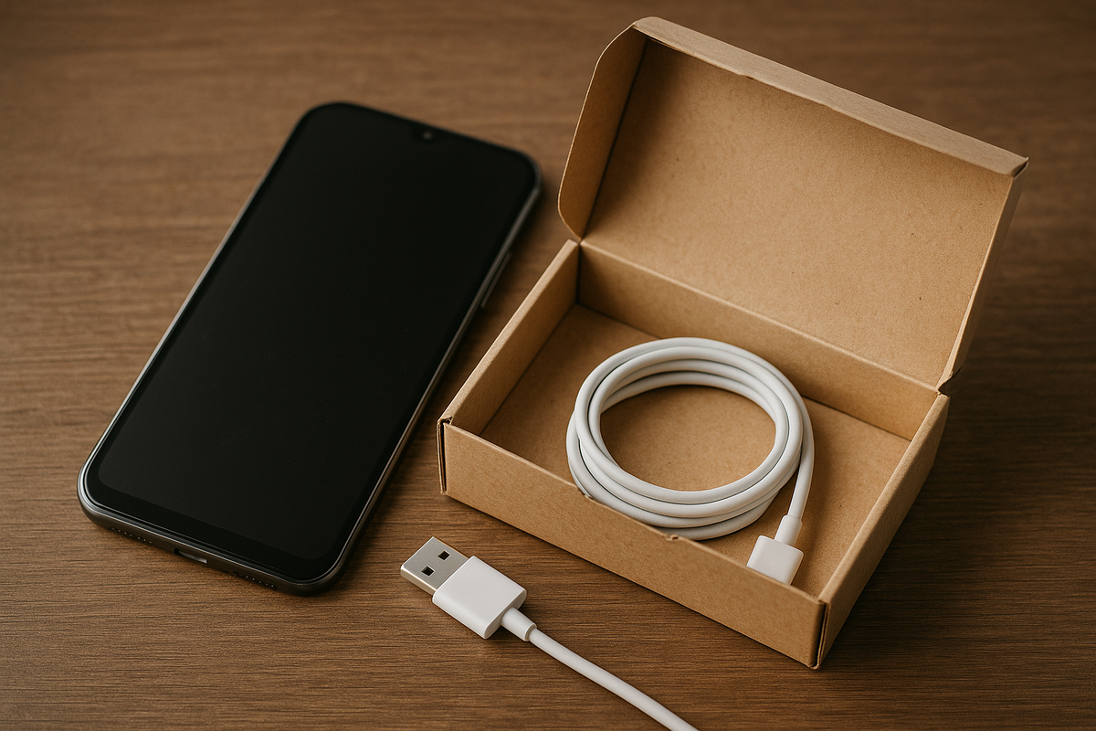 Cables USB y cargadores de smartphones en un punto de inflexión.