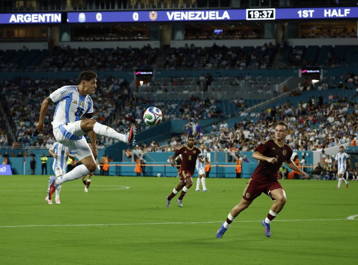 Argentina le ganó 1-0 a Venezuela el pasado viernes.