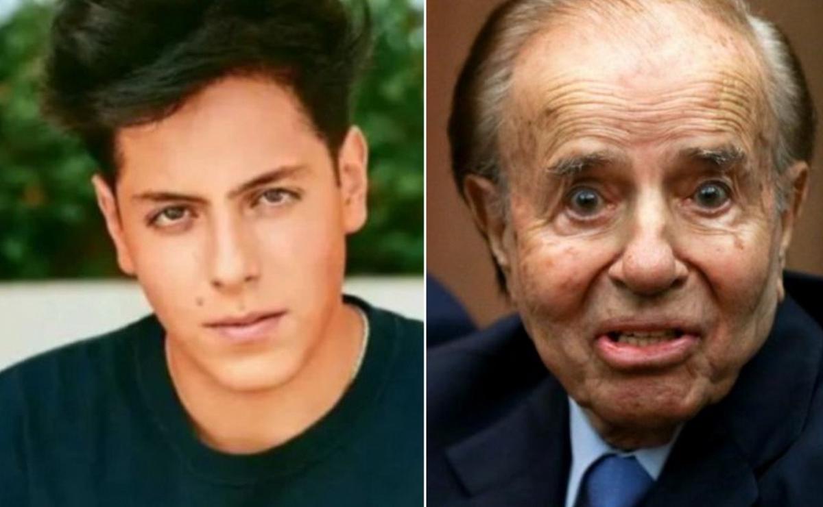 Máximo Menem contó que vio a su padre a meses de morir.