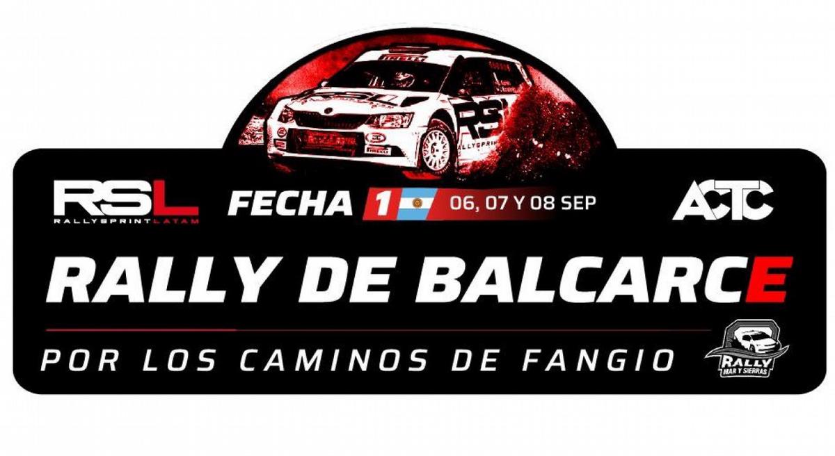 FOTO: Placa del Rally de Balcarce 'Por los Caminos de Fangio'