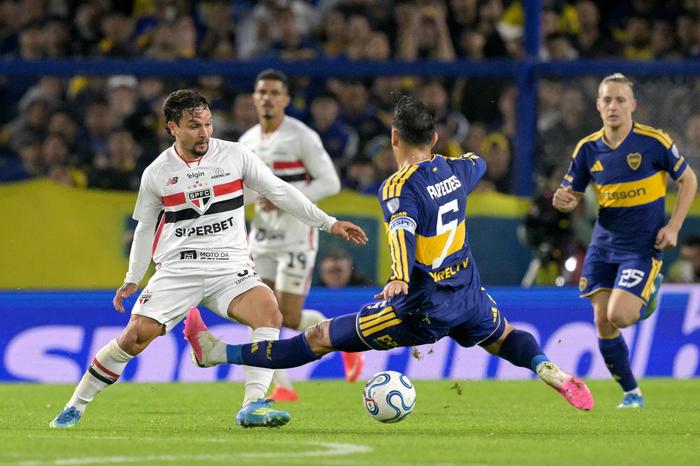 Boca venció a San Pablo en “La Bombonera” en la ida de cuartos de final de la Copa Sudamericana