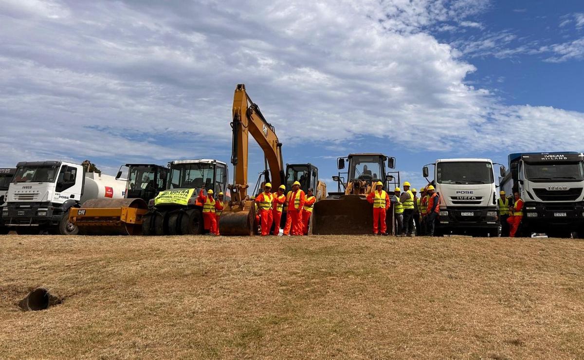 FOTO: Todo listo para iniciar la obra del tercer carril de la autopista Rosario-Santa Fe.