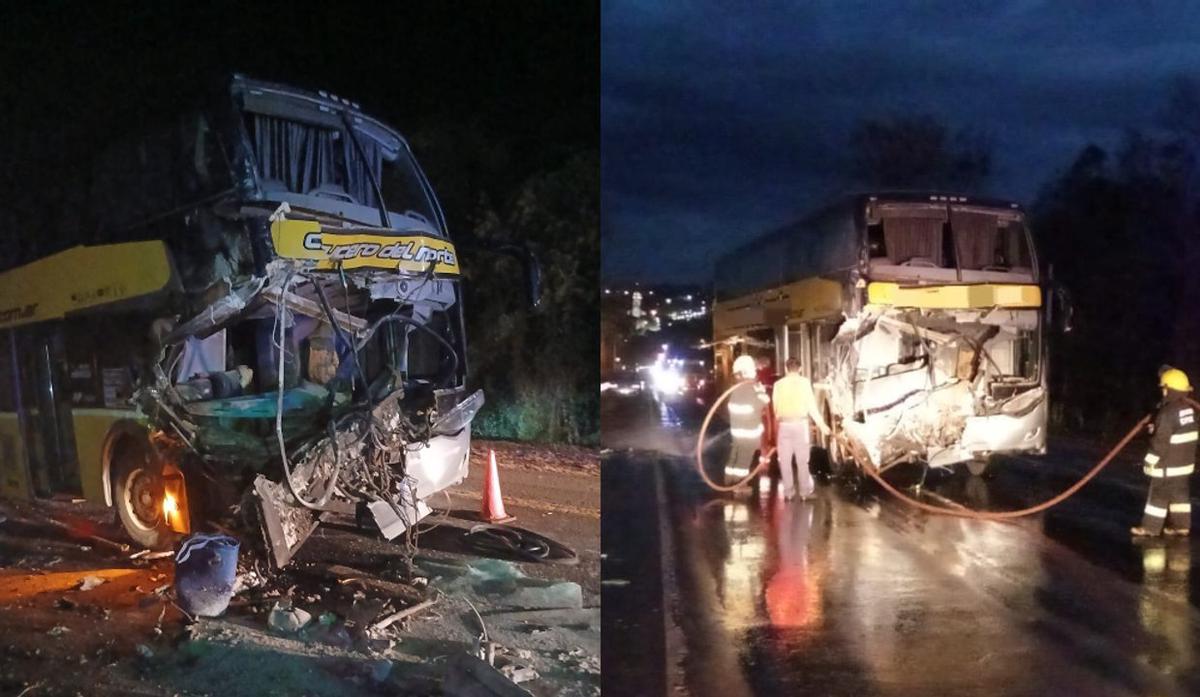 Más de 40 heridos en un grave accidente entre un micro y un camión en Misiones