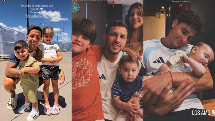 Los padres de la Scaloneta celebraron su día en plena concentración en Dallas