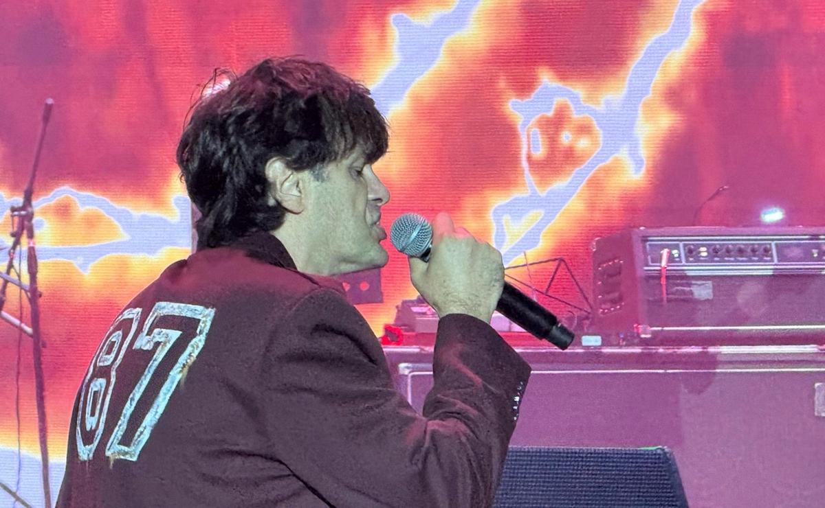 FOTO: Los Piojos, en el cierre de Cosquín Rock.