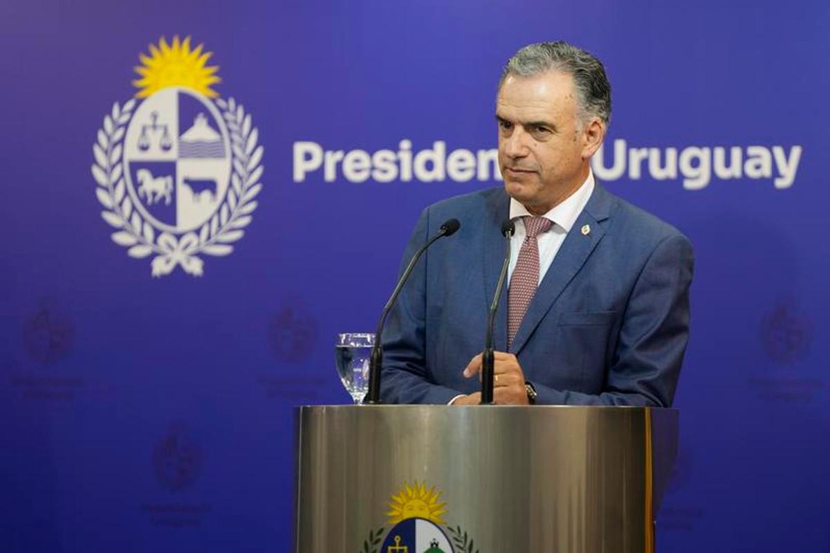 El presidente de Uruguay, Yamandú Orsi.