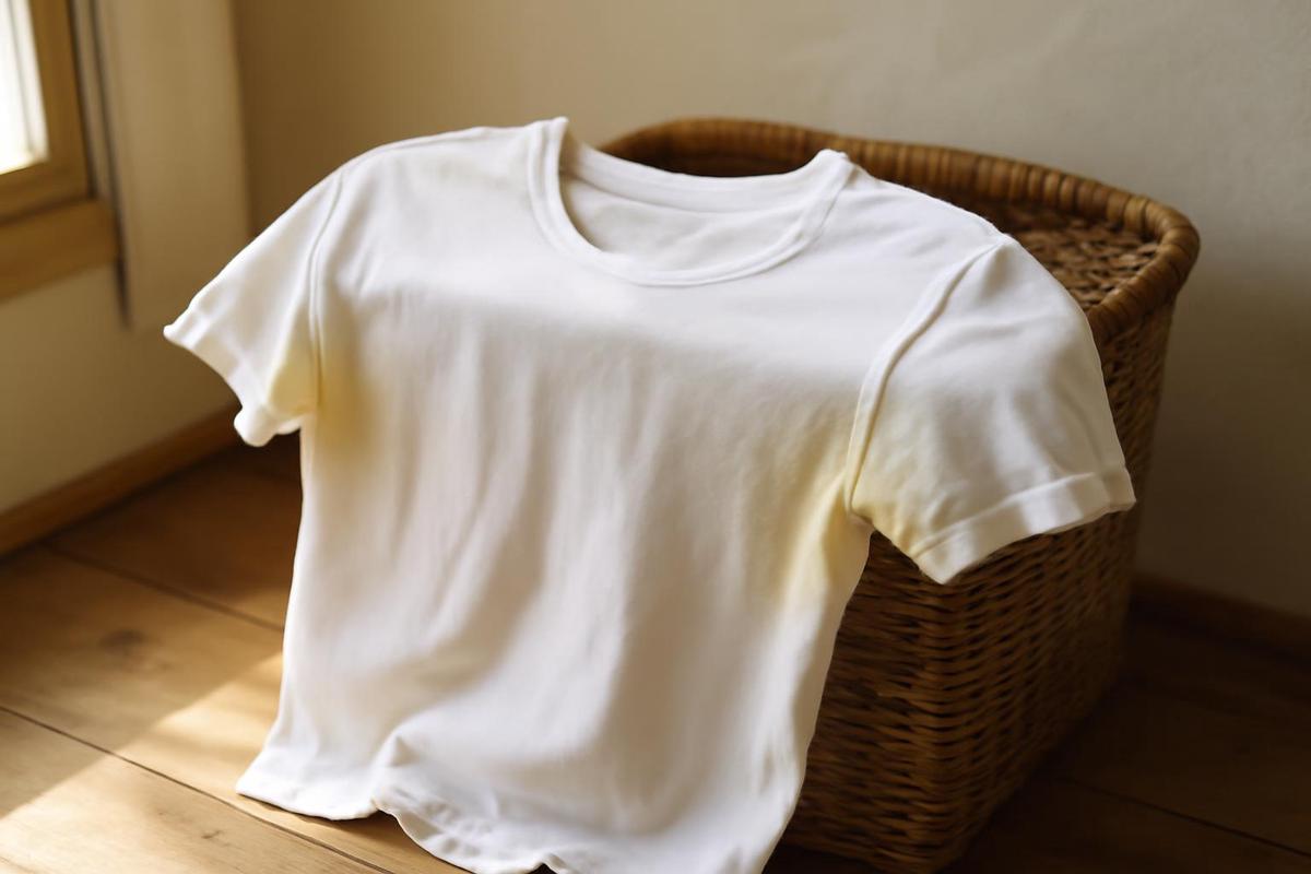 Cómo quitar manchas amarillas de camisetas blancas