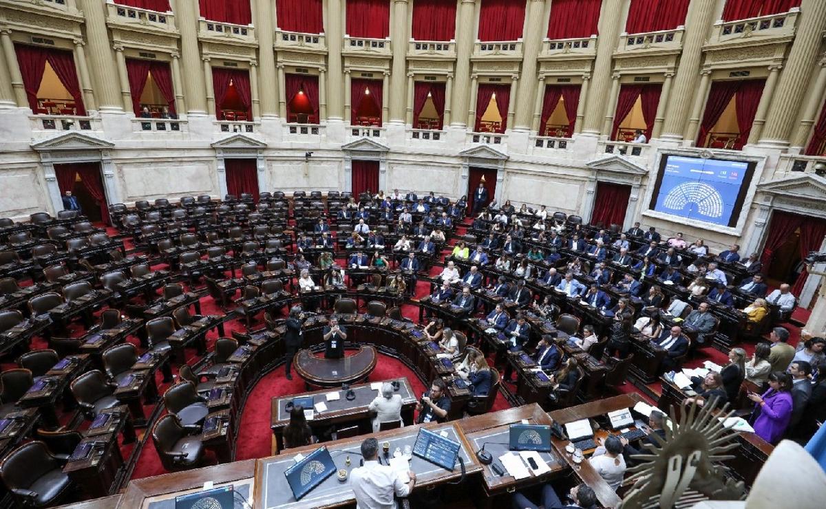 FOTO: Cayó la sesión en Diputados para debatir la democratización sindical. (@DiputadosAR)