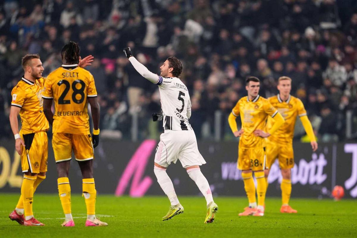 Juventus avanza a cuartos de Copa Italia con triunfo 2-0 sobre Udinese