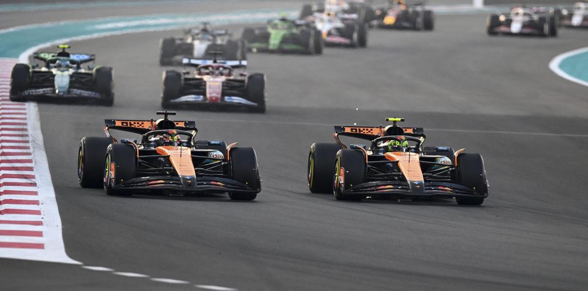 El McLaren campeón de Fórmula 1 está en la Argentina.