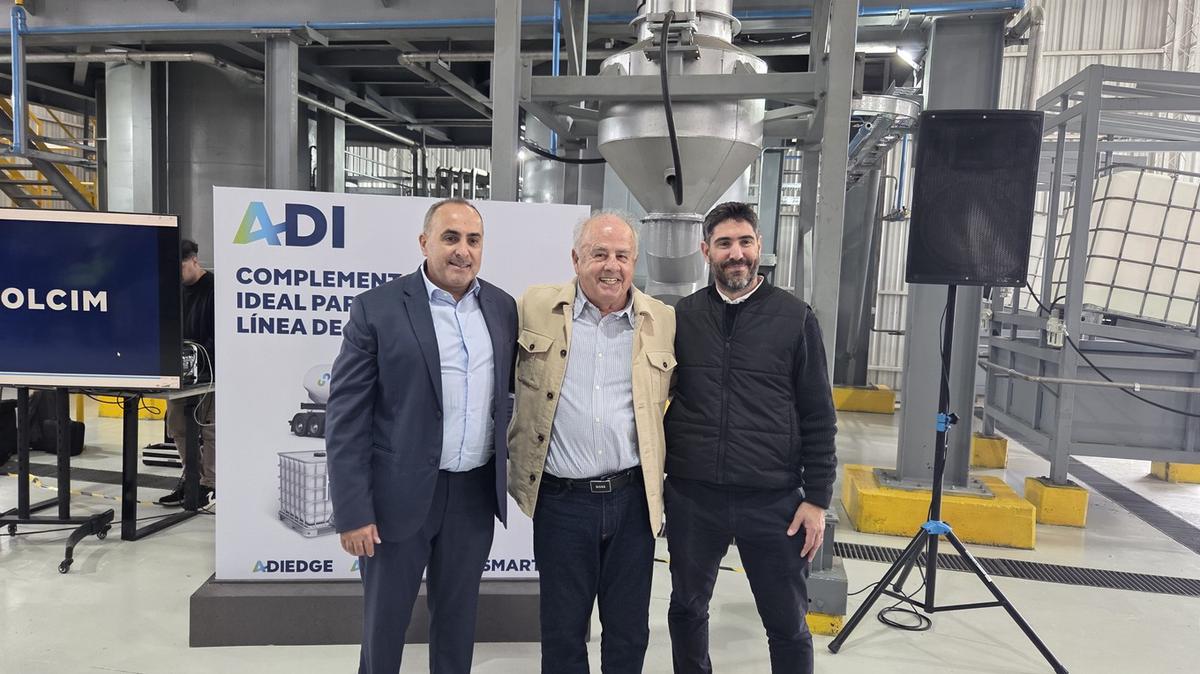Holcim inauguró una planta de aditivos en Córdoba.