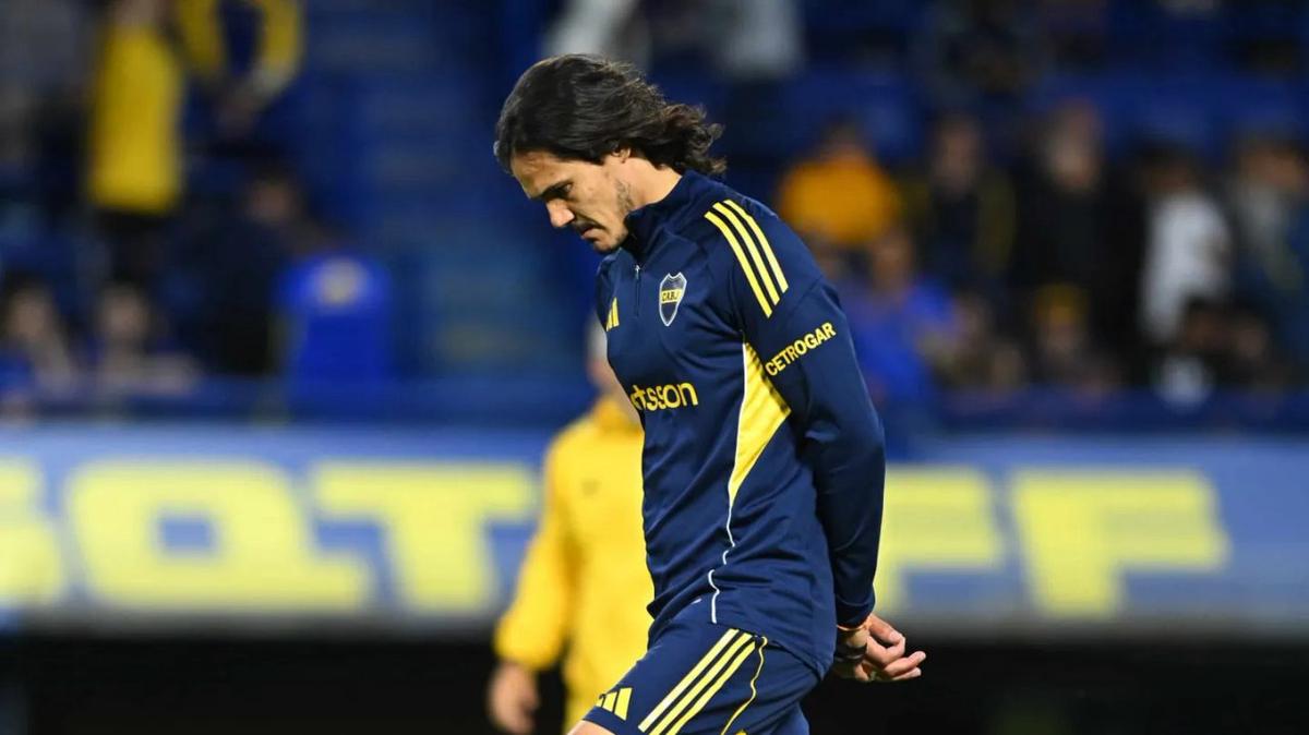 Edinson Cavani no tuvo un gran año en Boca.