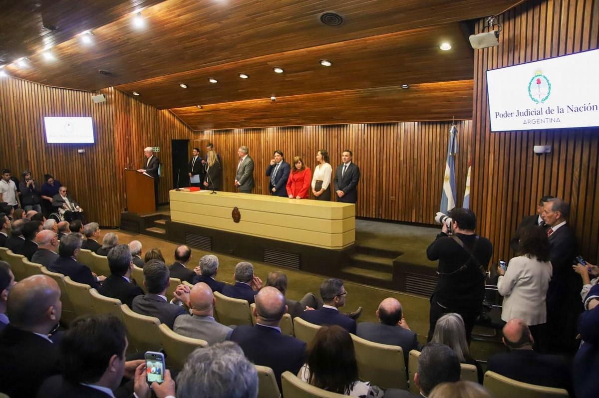 Con Rosatti presente, asumieron dos nuevos jueces en la Cámara Federal de Córdoba.