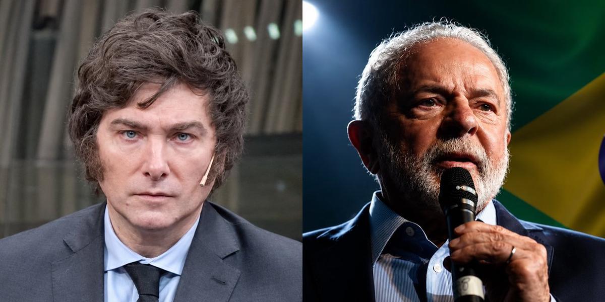Presidentes Javier Milei y Luis Inácio