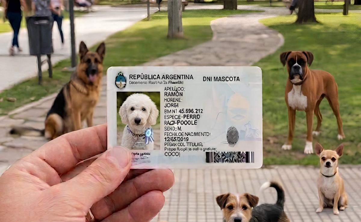 Imagen IA - DNI para mascotas.
