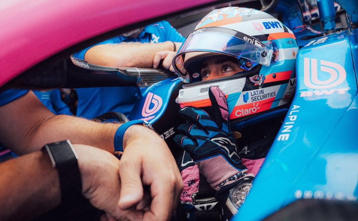 Franco Colapinto en su A526. (Foto: Alpine)