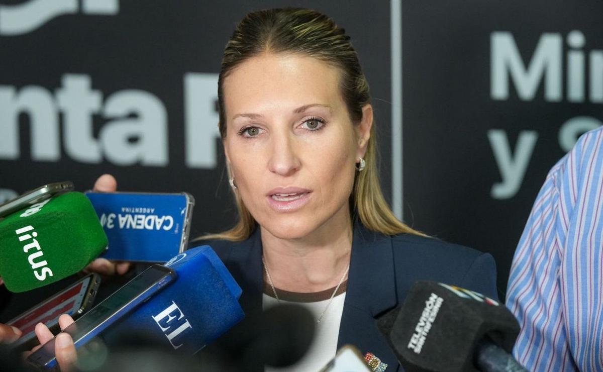 La vocera del Gobierno de Santa Fe, Virginia Coudannes.