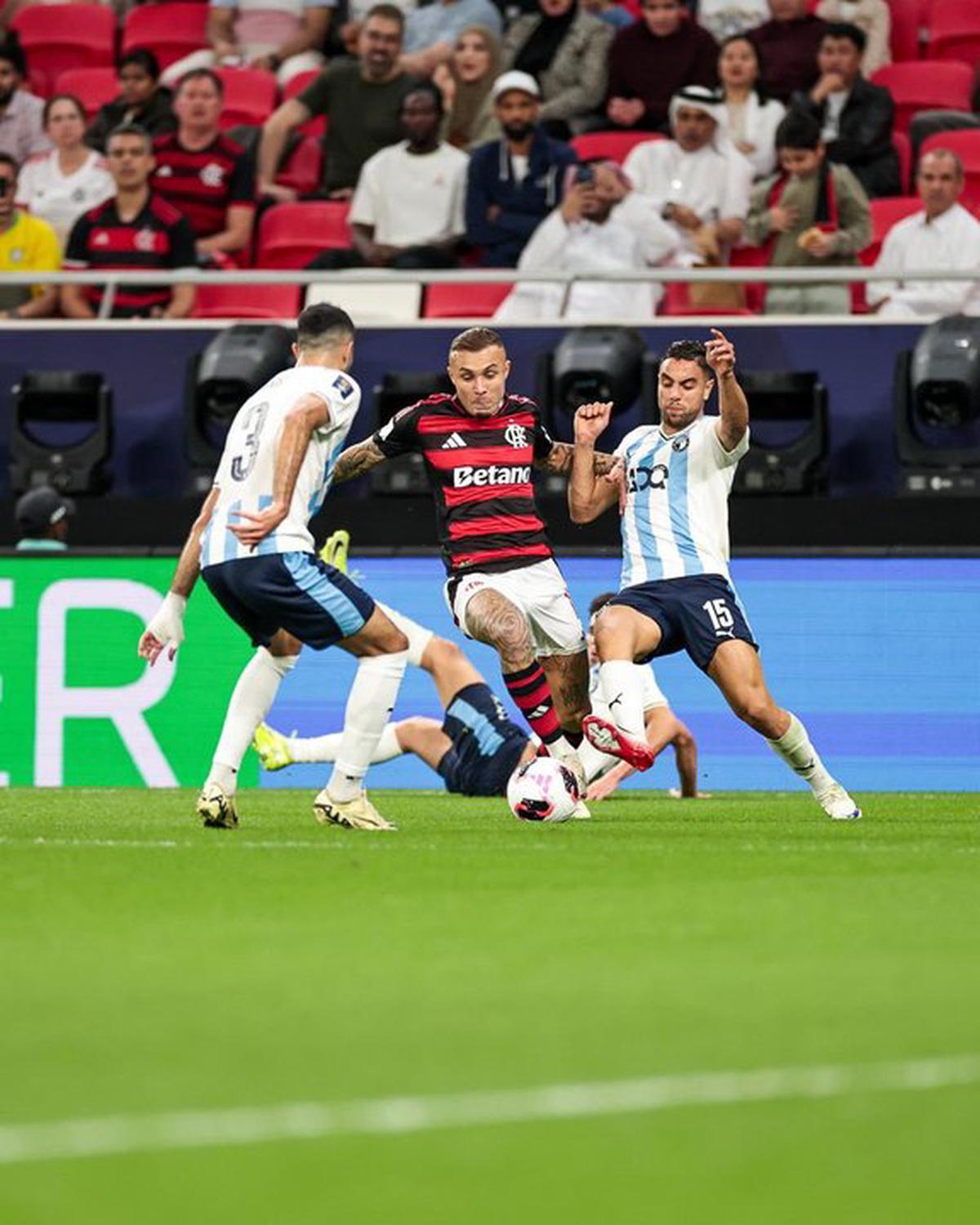 Leo Pereira y Danilo anotaron los goles del Flamengo. Foto: Agencia NA (@Flamengo)