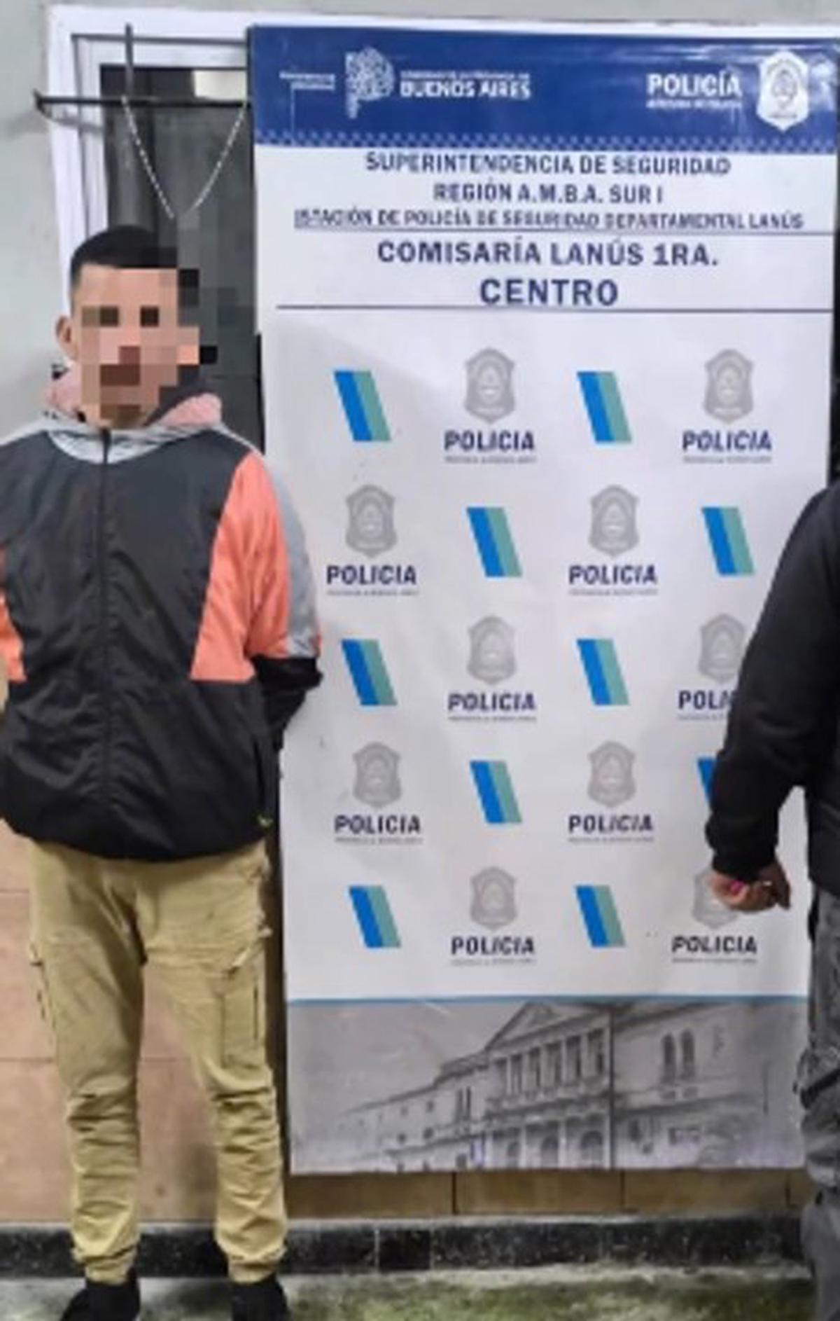 Detienen a dos hombres por el asalto de 13 celulares en una estación de servicio de Lanús