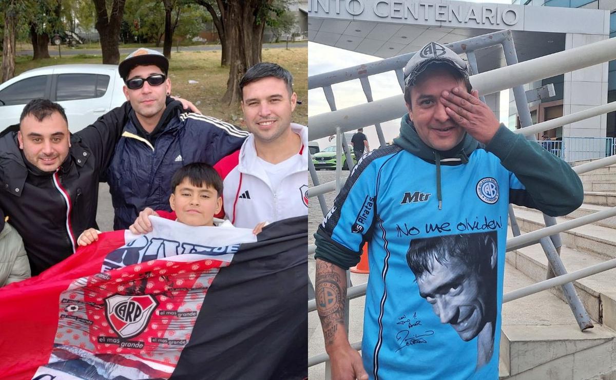 Los hinchas de River y Belgrano vibran en la previa de la gran final en Córdoba