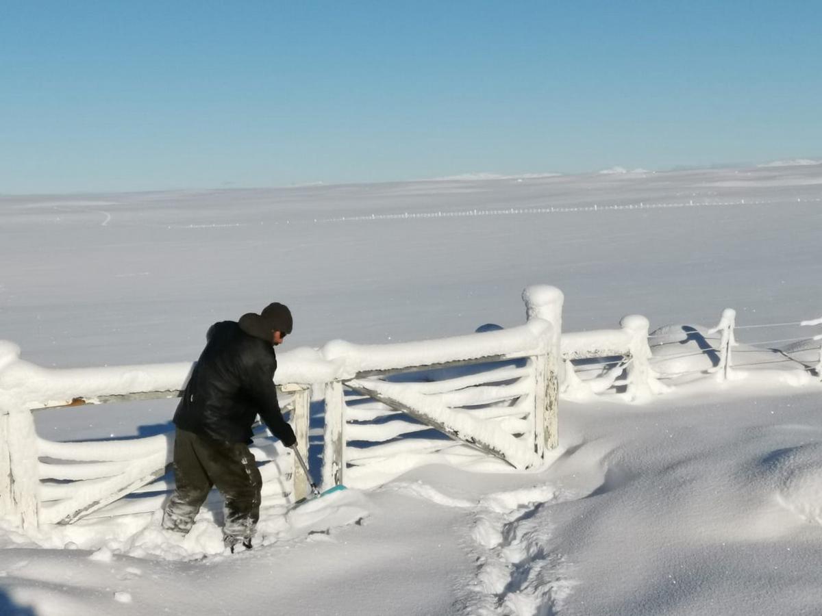 Nevadas en Santa Cruz