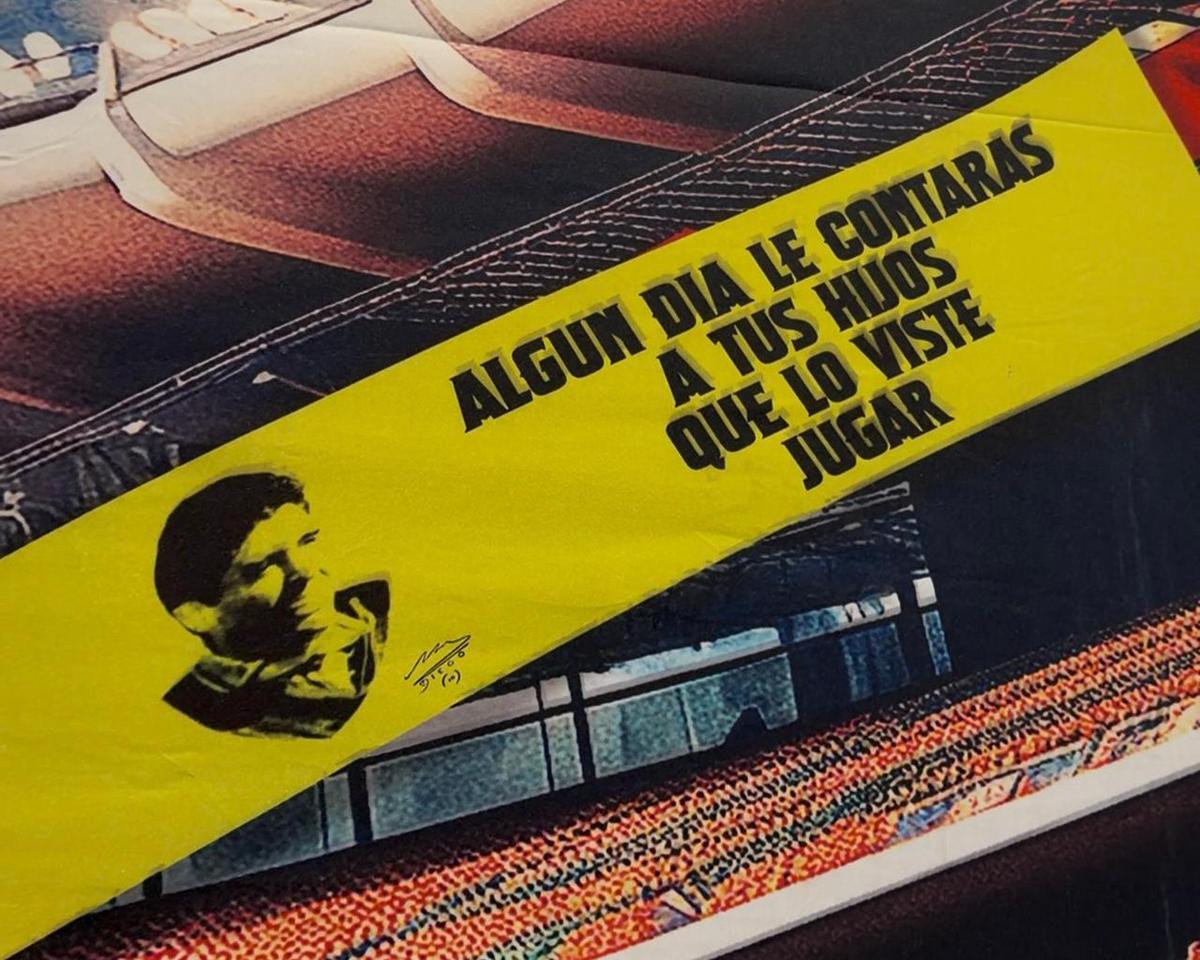 La muestra sobre Diego Armando Maradona se podrá visitar hasta el 1 de abril.