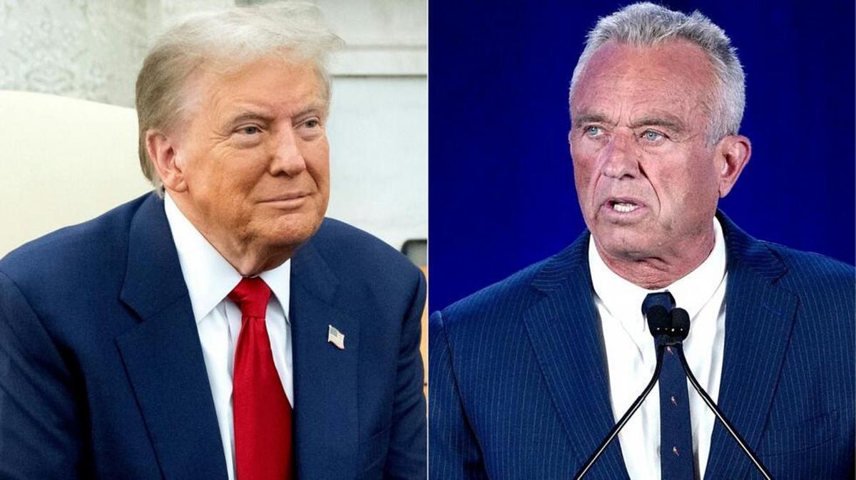 FOTO: Donald Trump y Robert F. Kennedy Jr, nuevo secretario de Salud.