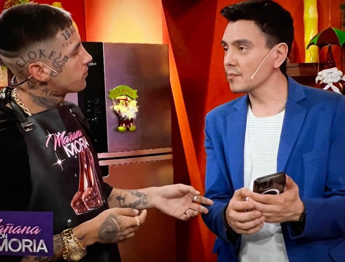 L-Gante enfrentó en vivo a un periodista: