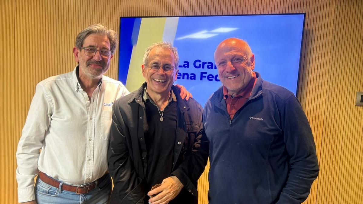 Chema Forte recibió a José Luis Serrano y Carlos Presman en