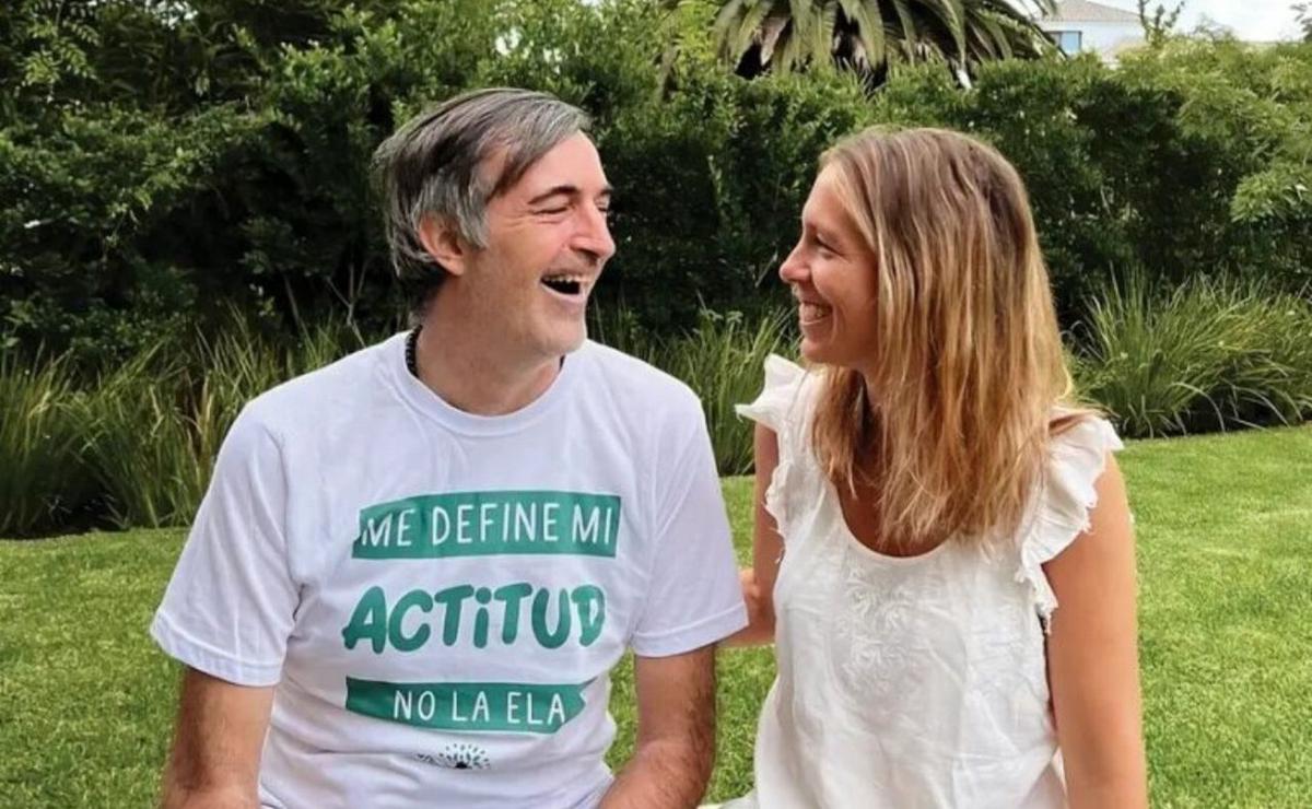 Esteban Bullrich y Agustina Bugnard, la directora ejecutiva de la Fundación.