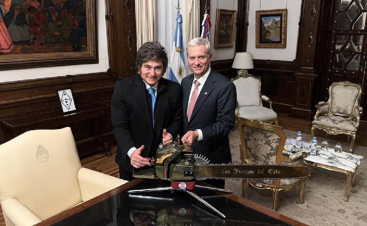 Milei recibió a José Antonio Kast, presidente electo de Chile. (Foto: Presidencia)
