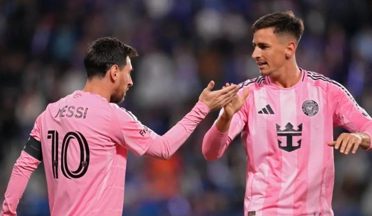 Tadeo Allende, junto a Messi en Inter Miami (Foto: (Jeff Dean/Getty Images)