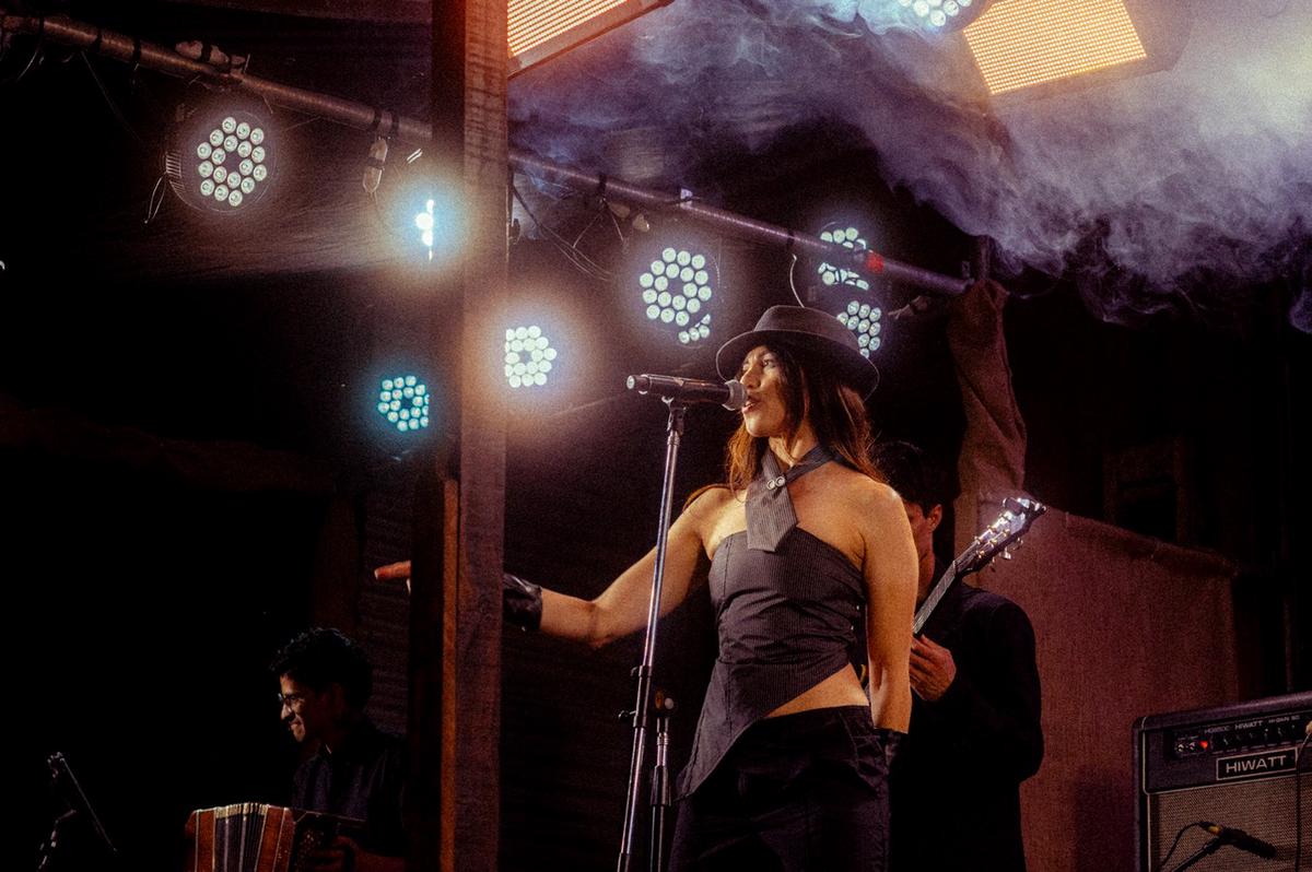 Loretta Sorbello se presentó en el Cosquín Rock.