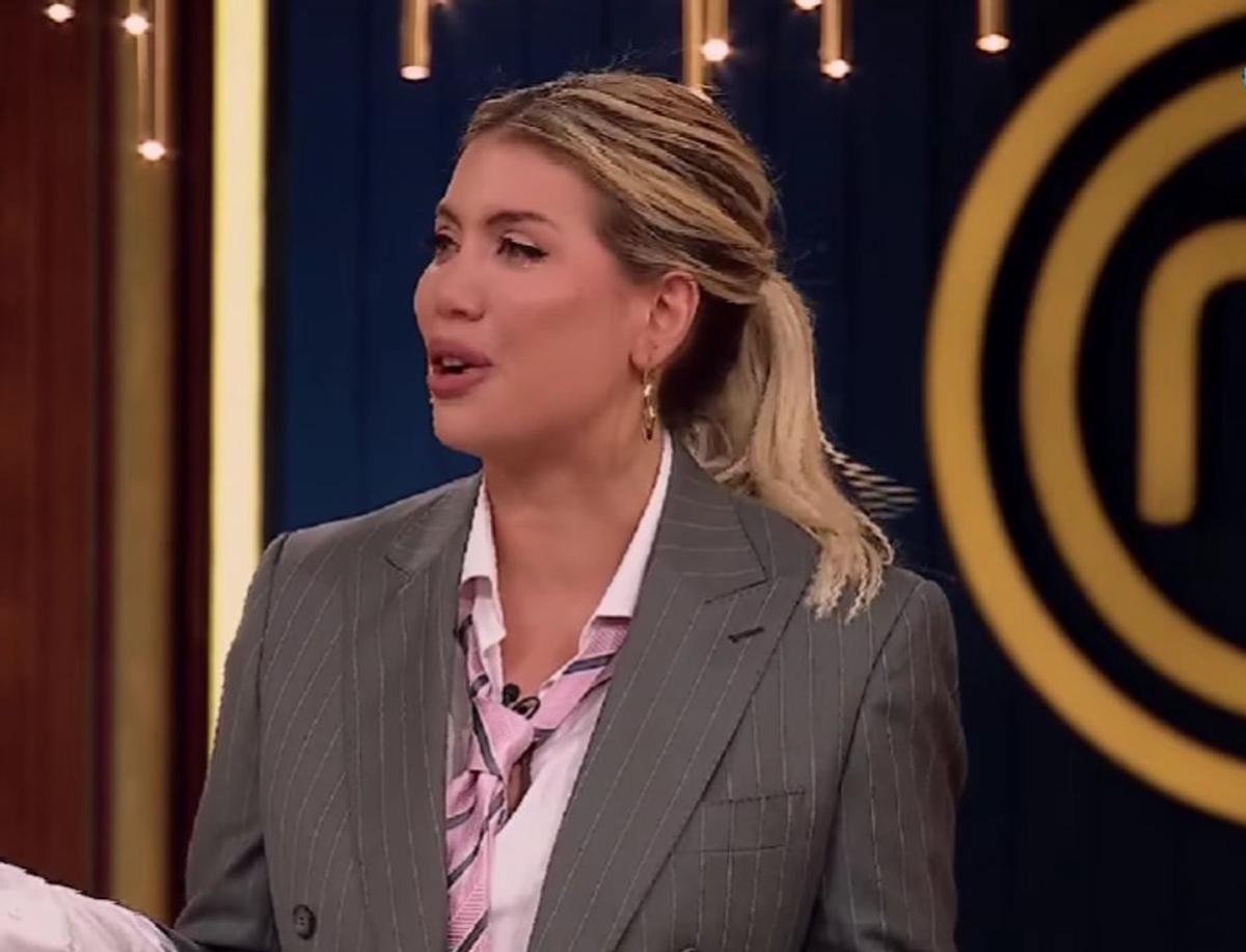 Wanda Nara recordó un postre de su abuela y se emocionó en MasterChef Celebrity