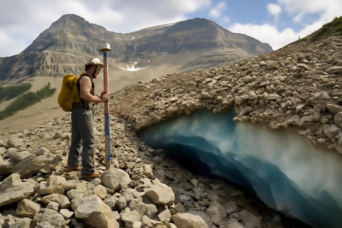 Reservorio de hielo oculto en Utah