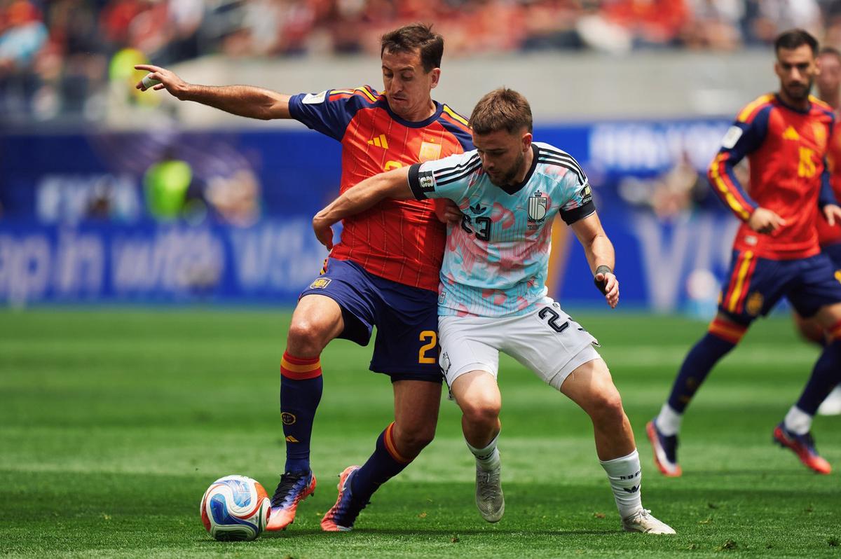 España y Bélgica se miden en un encuentro vibrante. (Foto: @SEFutbol)