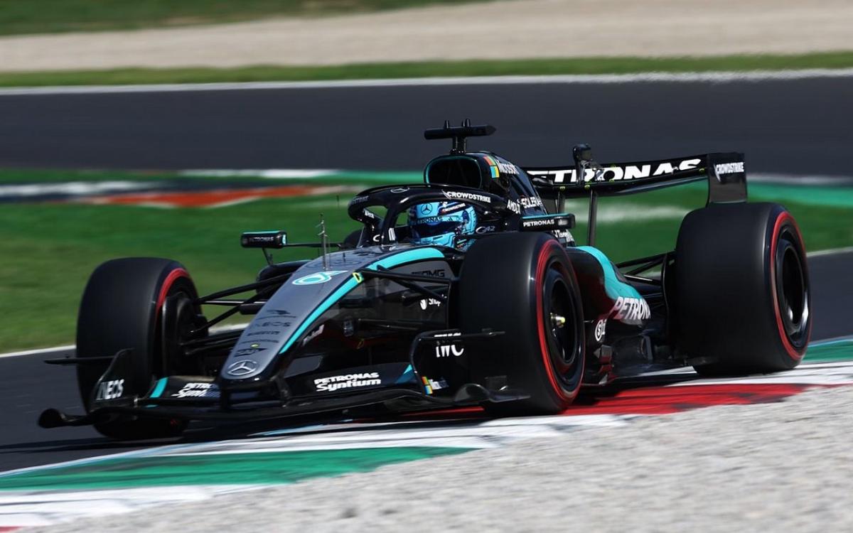 Russell fue el más rápido de la FP3 y es favorito para la Qualy en Monza