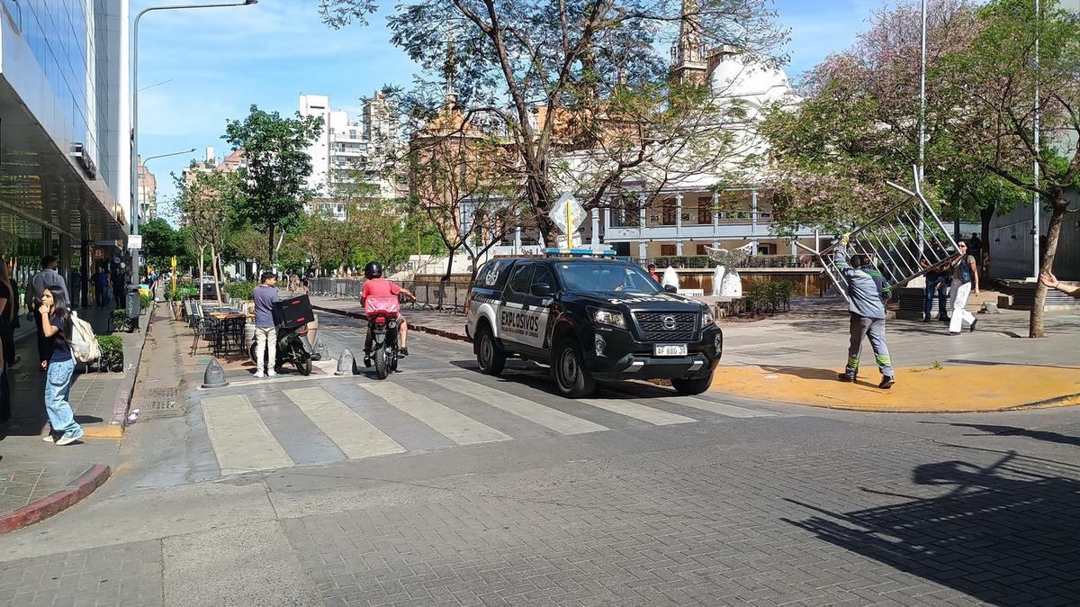Cortes en Córdoba por la visita del presidente.